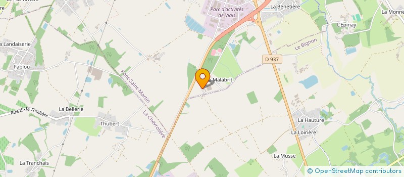 localisation de l'entreprise FEDERATION DES MARAICHERS NANTAIS  PONT-SAINT-MARTIN