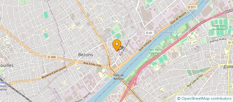 localisation de l'entreprise FEDERATION DES MAROCAINS RESIDANT A L'ETRANGER  BEZONS