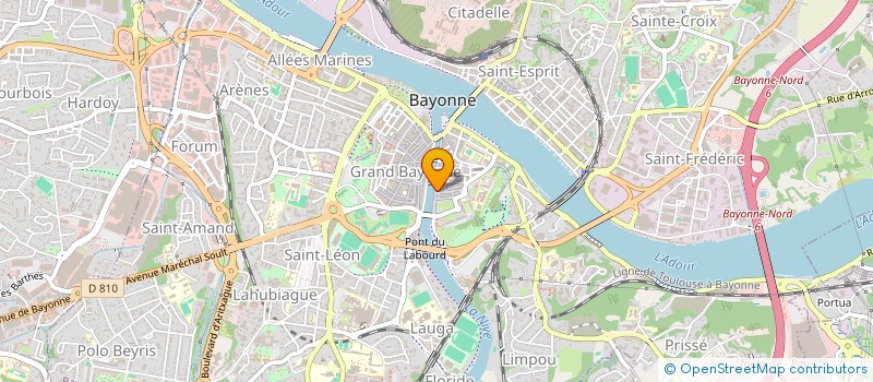 localisation de l'entreprise FEDERATION DES MOTARDS DE FRANCE à BAYONNE