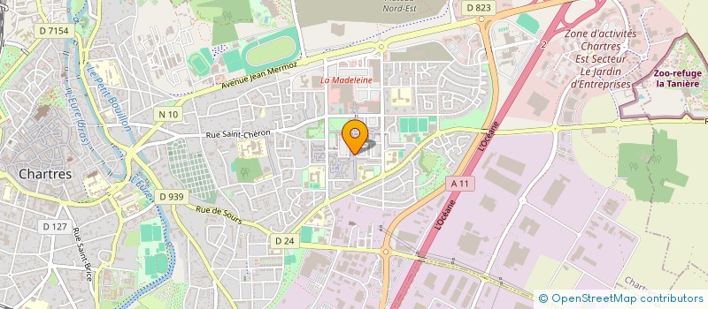 localisation de l'entreprise FEDERATION DES MOTARDS DE FRANCE D'EURE-ET-LOIR à CHARTRES