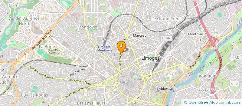 localisation de l'entreprise FEDERATION DES MOTARDS DE FRANCE DE HAUTE-VIENNE à LIMOGES