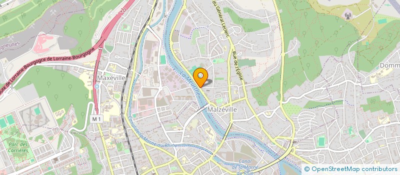 localisation de l'entreprise FEDERATION DES MOTARDS DE FRANCE DE LA MEURTHE-ET-MOSELLE (FMF 54)  MALZEVILLE