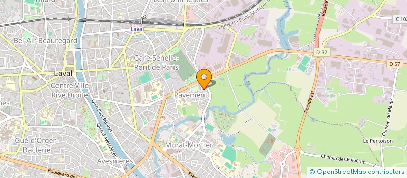 localisation de l'entreprise FEDERATION DES MOTARDS DE FRANCE DE MAYENNE à LAVAL