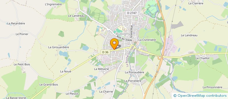 localisation de l'entreprise FEDERATION DES MOTARDS DE FRANCE DE VENDEE à AUBIGNY-LES CLOUZEAUX