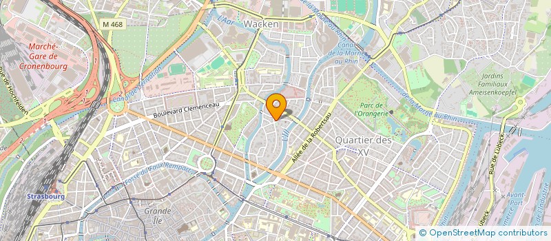 localisation de l'entreprise FEDERATION DES MOTARDS DE FRANCE DU BAS-RHIN  STRASBOURG