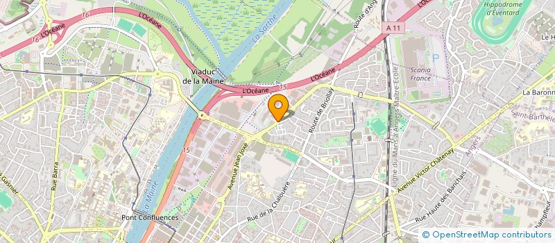 localisation de l'entreprise FEDERATION DES MOTARDS DE FRANCE DU MAINE-ET-LOIRE à ANGERS