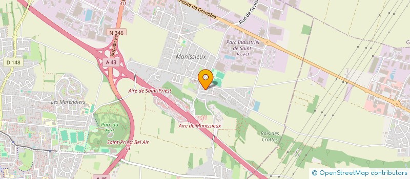 localisation de l'entreprise FEDERATION DES MOTARDS DE FRANCE DU RHONE  SAINT-PRIEST