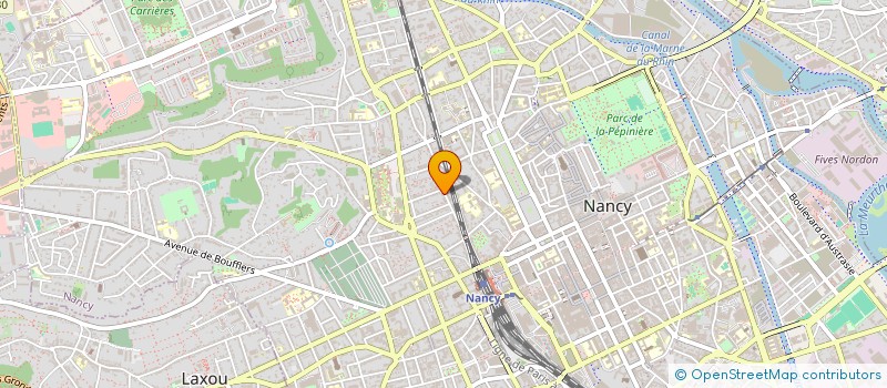 localisation de l'entreprise FEDERATION DES OEUVRES LAIQUES  NANCY