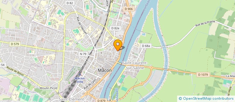 localisation de l'entreprise FEDERATION DES OEUVRES LAIQUES à MACON