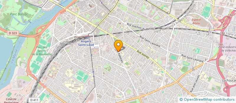 localisation de l'entreprise FEDERATION DES PARTICULIERS EMPLOYEURS à ANGERS
