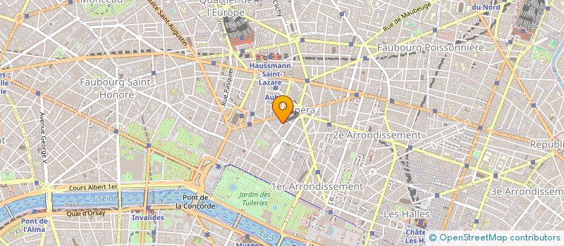 localisation de l'entreprise FEDERATION DES PROFESSIONNELS DU SPA ET DU BIEN ETRE SPA A à PARIS
