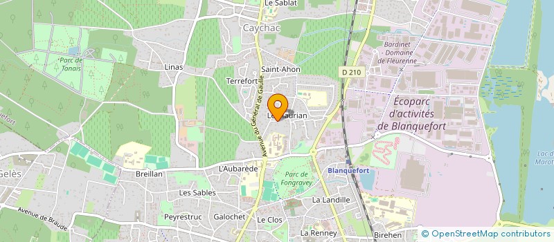 localisation de l'entreprise FEDERATION DES RADIOS ASSOCIATIVES DE NOUVELLE AQUITAINE à BLANQUEFORT