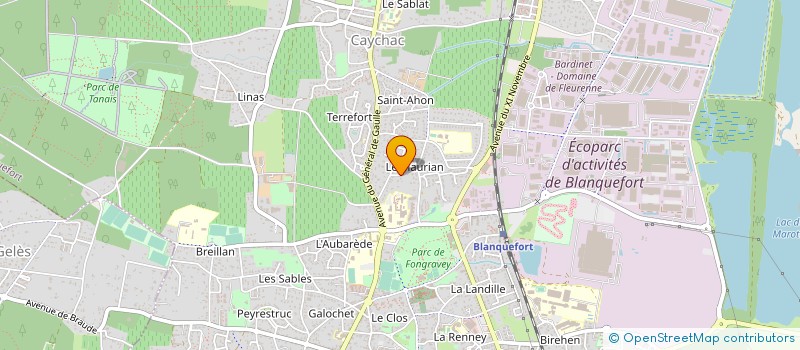 localisation de l'entreprise FEDERATION DES RADIOS ASSOCIATIVES DE NOUVELLE AQUITAINE (FRANA) à BLANQUEFORT