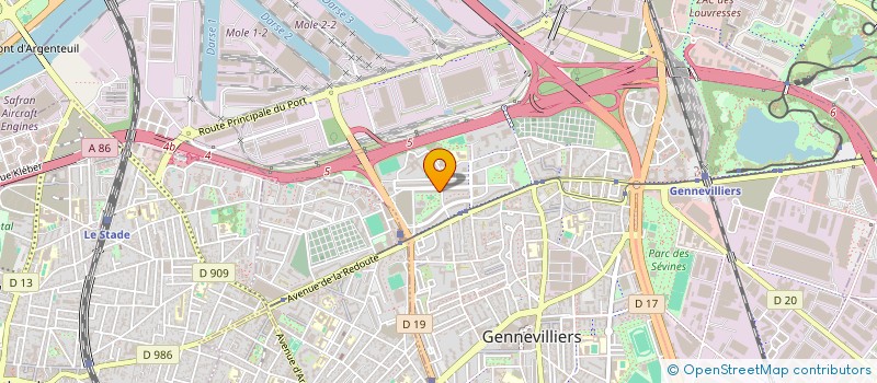 localisation de l'entreprise FEDERATION DES RESSORTISSANTS DE HAMADY OUNARE EN FRANCE à GENNEVILLIERS