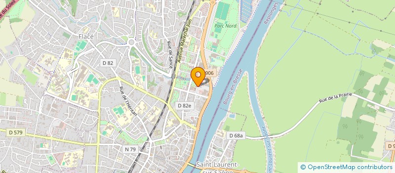 localisation de l'entreprise FEDERATION DES SOCIETES AVICOLES DE SAONE ET LOIRE à MACON