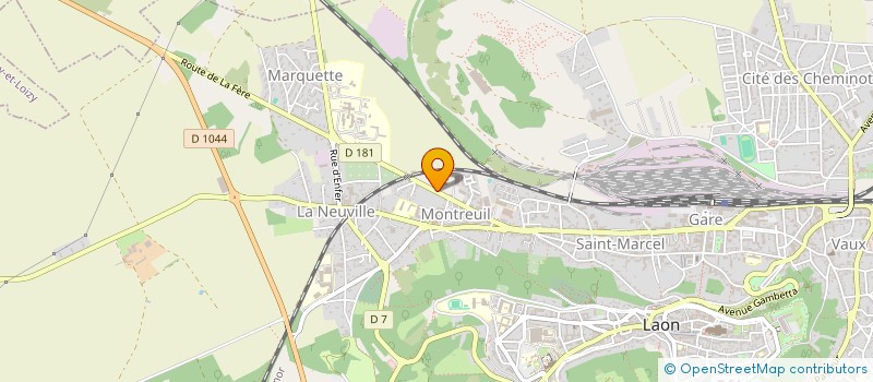 localisation de l'entreprise FEDERATION DES SOCIETES D'HISTOIRE ET D'ARCHEOLOGIE DE L'AISNE à LAON