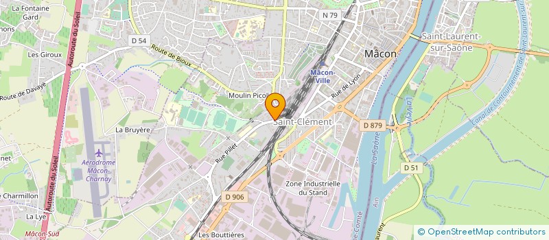 localisation de l'entreprise FEDERATION DES SOCIETES SAINT-CLEMENTINES à MACON