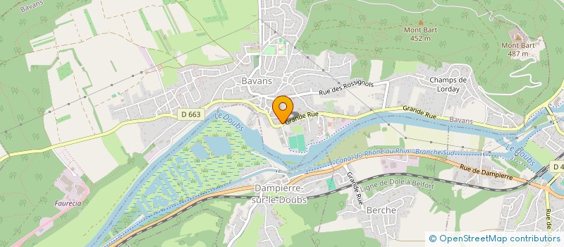 localisation de l'entreprise FEDERATION DES TAXIS 90  RAYNANS