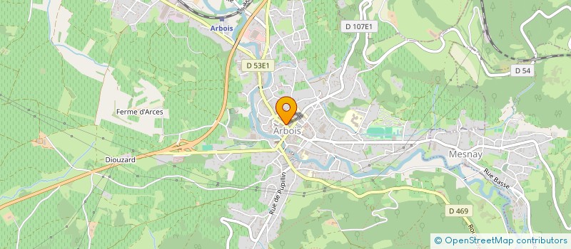 localisation de l'entreprise FEDERATION DES TAXIS DU JURA  CRAMANS