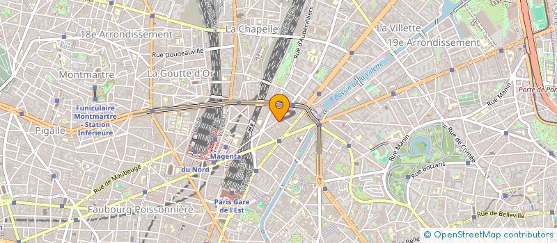 localisation de l'entreprise FEDERATION DES TRAVAILLEURS TUNISIENS A L'ETRANGER  PANTIN