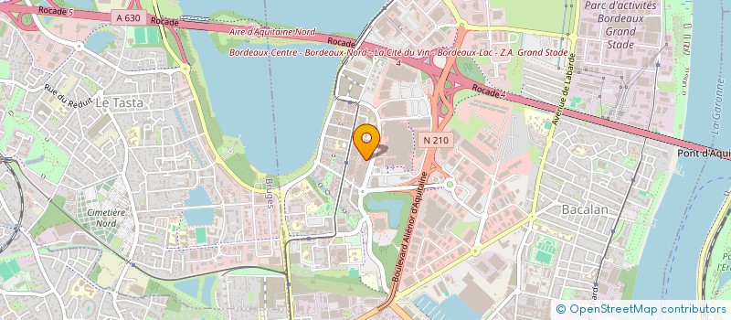 localisation de l'entreprise FEDERATION DES TRAVAUX PUBLICS DE LA REGION AQUITAINE à BORDEAUX