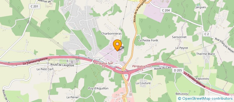localisation de l'entreprise FEDERATION DES TRUFFICULTEURS DE LA NOUVELLE AQUITAINE à COULOUNIEIX-CHAMIERS
