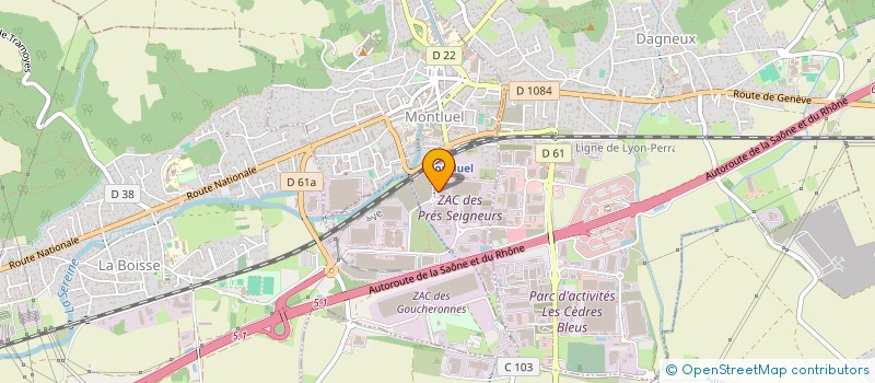 localisation de l'entreprise FEDERATION DES UNIONS COMMERCIALES DE LA COTIERE  MONTLUEL