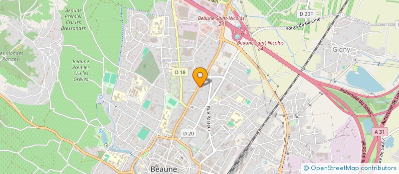 localisation de l'entreprise FEDERATION DES VIGNERONS INDEPENDANTS DE COTE D'OR à BEAUNE