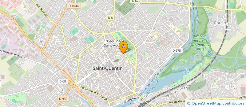 localisation de l'entreprise FEDERATION DPTALE FORCE DEMOCRATE AISNE à SAINT-QUENTIN