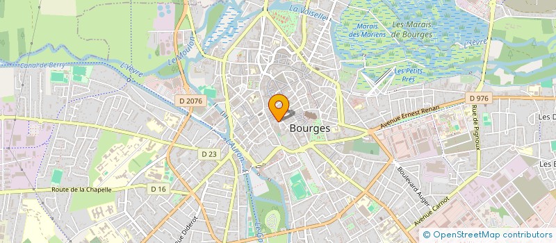localisation de l'entreprise FEDERATION DU CHER DE L'UNION NATIONALE DES COMBATTANTS   BOURGES