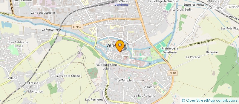 localisation de l'entreprise FEDERATION DU COMMERCE DU VENDOMOIS à VENDOME