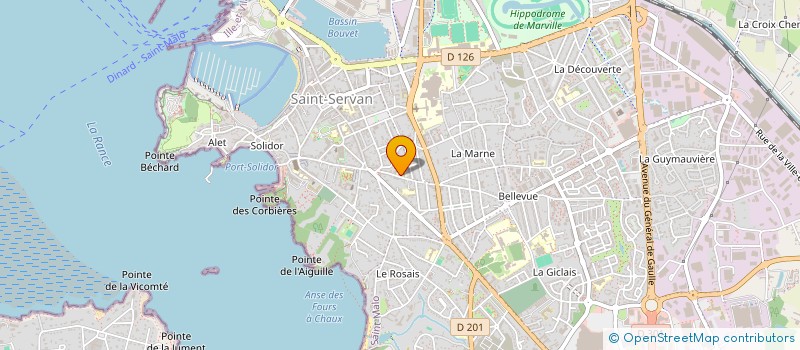 localisation de l'entreprise FEDERATION DU CONSEIL DES PARENTS D'ELEVES TRIANON/NATION  SAINT-MALO