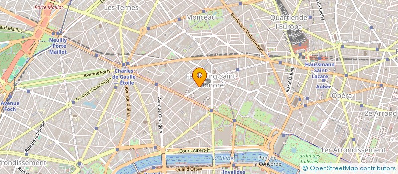 localisation de l'entreprise FEDERATION DU CRISTAL ET DU VERRE  PARIS