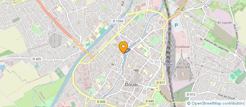 localisation de l'entreprise FEDERATION DU DOUAISIS DES ASSOCIATIONS LAIQUES DE JEUNESSE DE SPORT ET D'EDUCATION POPULAIRE à DOUAI