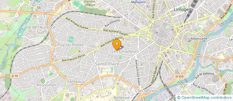 localisation de l'entreprise FEDERATION DU LOGEMENT à LIMOGES
