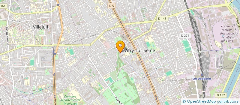 localisation de l'entreprise FEDERATION DU LOGEMENT DU VAL à VITRY-SUR-SEINE