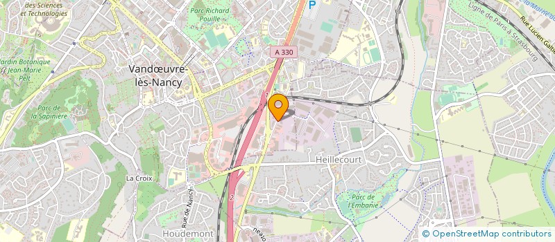 localisation de l'entreprise FEDERATION DU SECOURS 54 à VANDŒUVRE-LES-NANCY