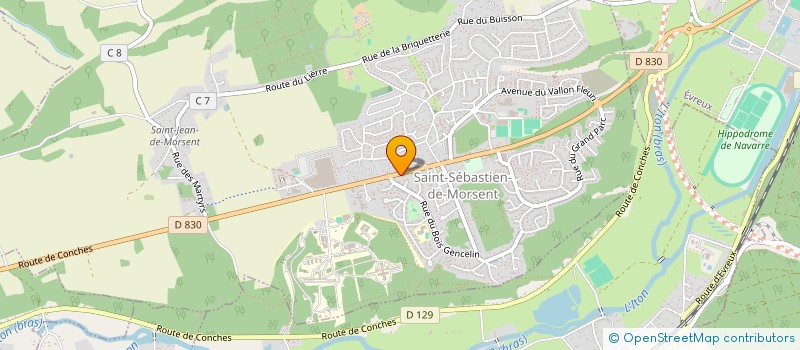 localisation de l'entreprise FEDERATION DU SPORT KARTING  SAINT-SEBASTIEN-DE-MORSENT