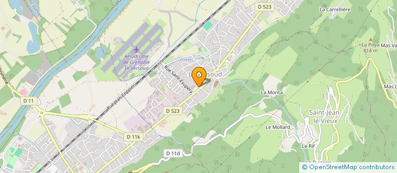 localisation de l'entreprise FEDERATION DYNAMIQUE SPORTIVE ISEROISE  LE VERSOUD