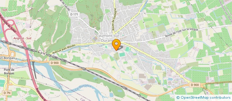 localisation de l'entreprise FEDERATION ENVIRONNEMENT ET TGV à CAUMONT-SUR-DURANCE