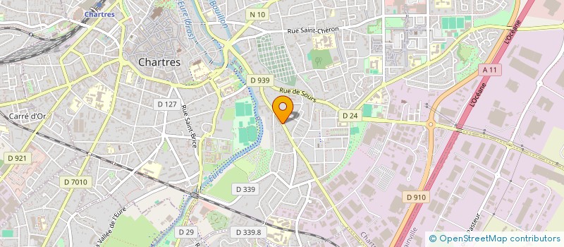 localisation de l'entreprise FEDERATION ENVIRONNEMENT EURE ET LOIR à CHARTRES