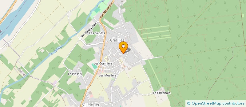 localisation de l'entreprise FEDERATION ETUDIANTE DE BLOIS  CHAILLES