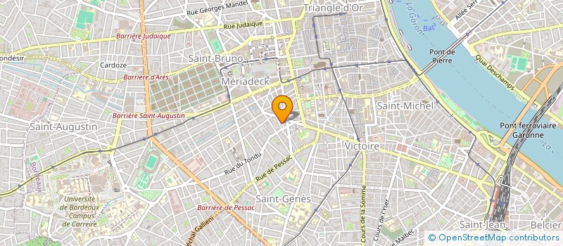 localisation de l'entreprise FEDERATION ETUDIANTS INFIRMIERS S-O à BORDEAUX