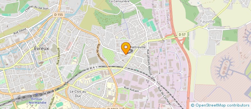 localisation de l'entreprise FEDERATION EUROISE DES CENTRES SOCIAUX ET ESPACES DE VIE SOCIALE à EVREUX