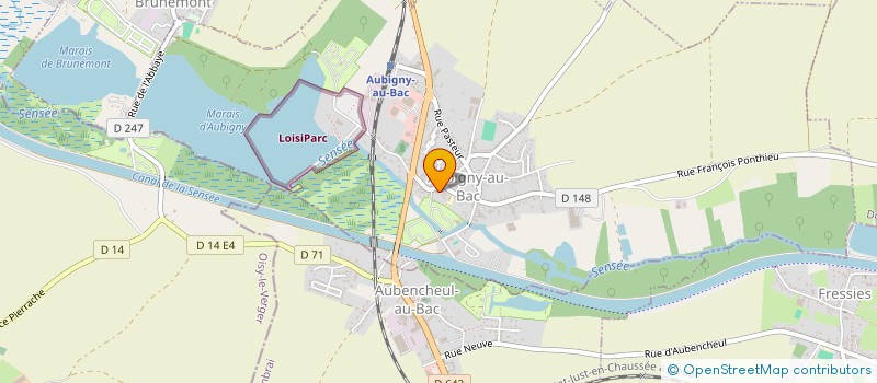 localisation de l'entreprise FEDERATION EUROPEENNE DE YOSEIKAN BUDO à AUBIGNY-AU-BAC