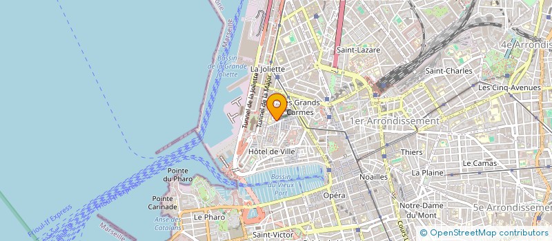 localisation de l'entreprise FEDERATION EUROPEENNE DES MAISONS DE POESIE RESEAU INTERNATIONAL  MARSEILLE