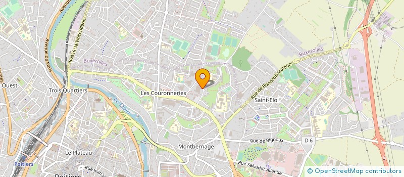 localisation de l'entreprise FEDERATION EUROPEENNE LOISIRS AERIENS - SECTION FRANCE  POITIERS