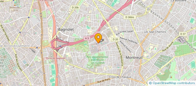 localisation de l'entreprise FEDERATION FEMMES DU MONDE EN ACTION INTERNATIONAL (FDMAI) à MONTREUIL