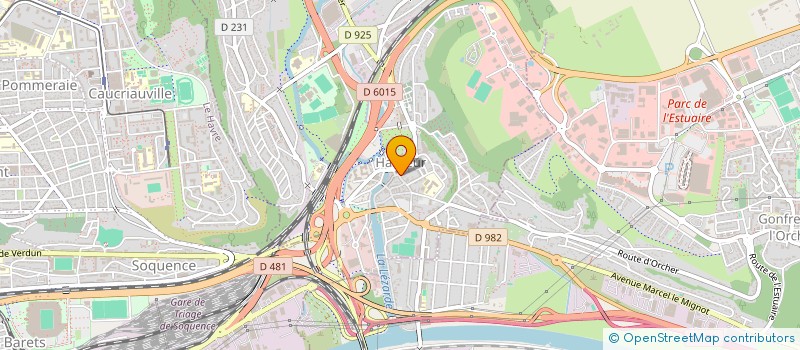 localisation de l'entreprise FEDERATION FEMMES MILUEU MARITIME  HARFLEUR