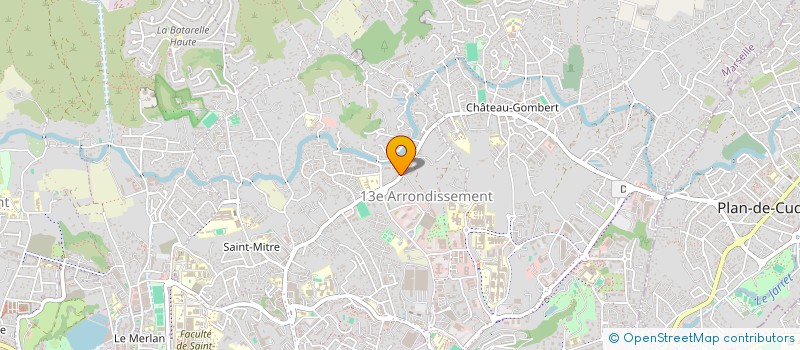 localisation de l'entreprise FEDERATION FOLKLORIQUE MEDITERRANEENNE  MARSEILLE